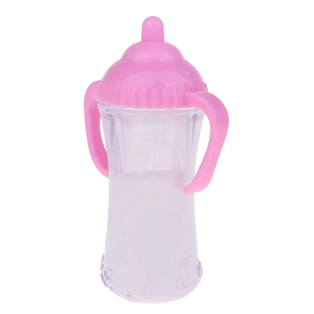 Baby Doll Disappearing Magic Bottles for Doll Toy Milk Bottle for Nursing Bottle Kids Pretend Play Toys