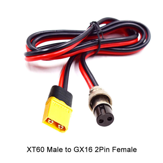 Câble Prise Aviation Mâle Vers XT60 Femelle - 10 AWG, Étanche IP68, Pour Drones Et Stations De Charge