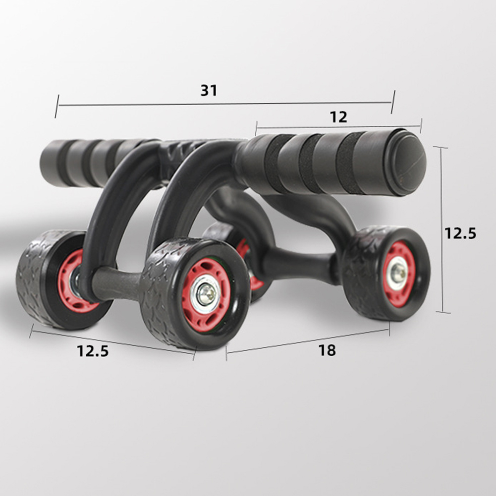 Automatisches Rückprall-Bauch rad mit ergonomischem Griff für Bauch übungen – Detail 4