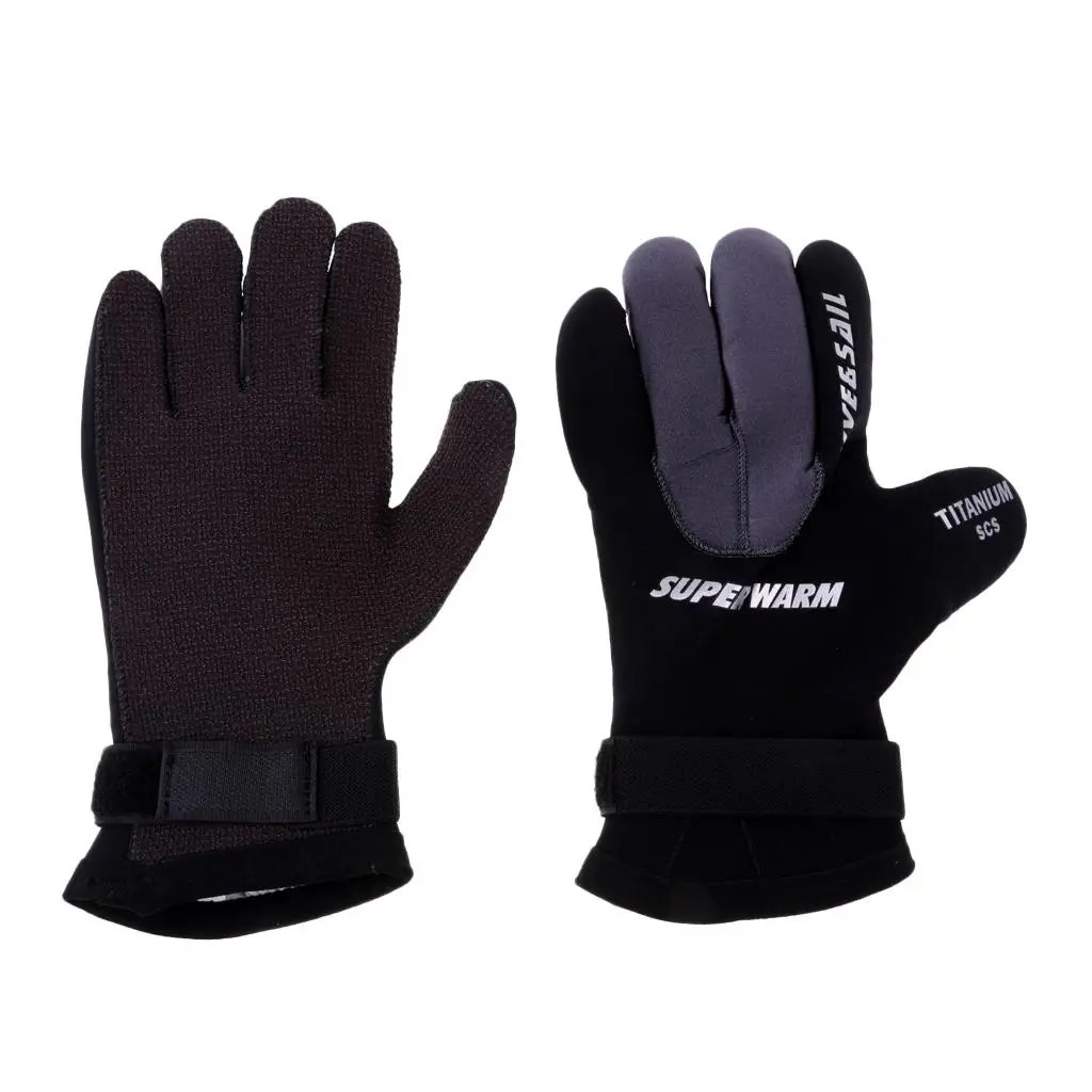 Perfeclan 3mm Neoprene Warm Gloves For Scuba Diving Snorkeling Surfing Swim