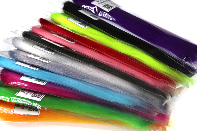 Wifreo 2 paczki 30CM karbowany Kinky Minnow fibre Streamer