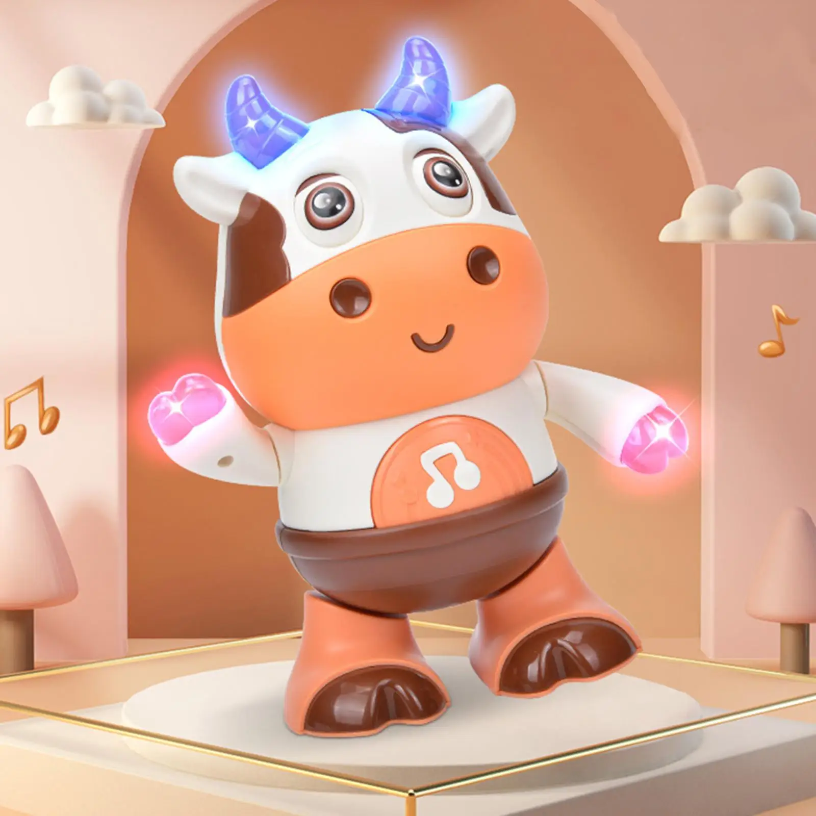 Robot Toys Dancing Cow Early Educational Toys for Boys Girls Holiday Gifts