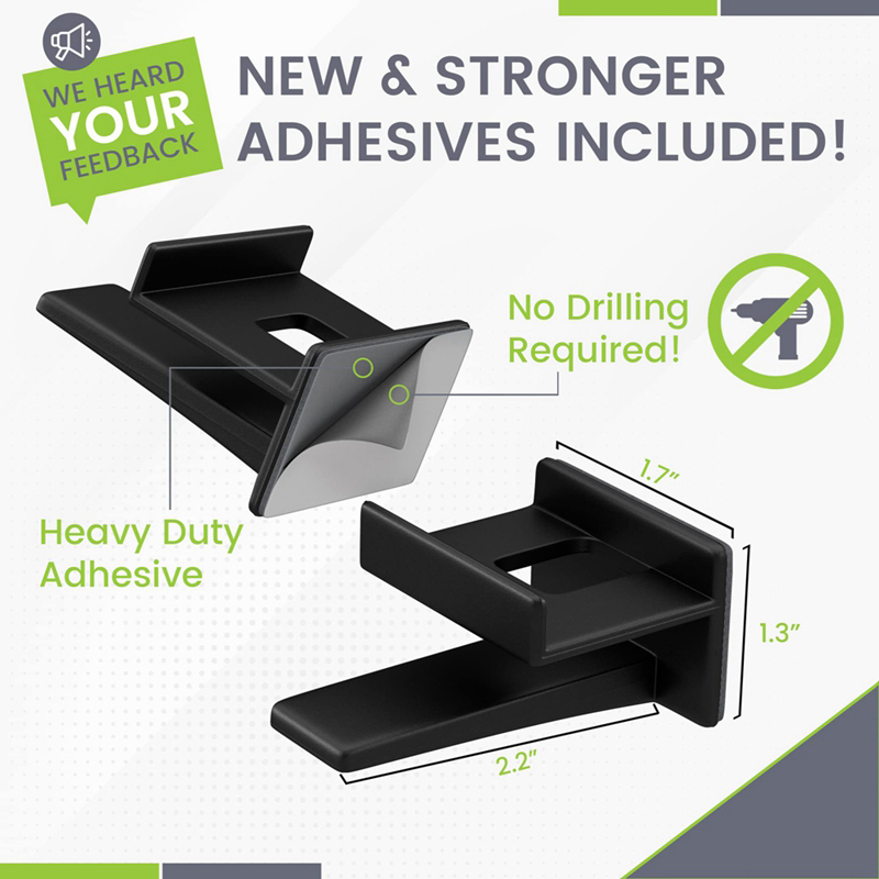 Description Picture 3 of item8pcs Adhesive Hat Hooks for Wall Hat Rack Hat Holder Organizer No Drilling Hat Holder Strong Hold Hat Hangers for Door