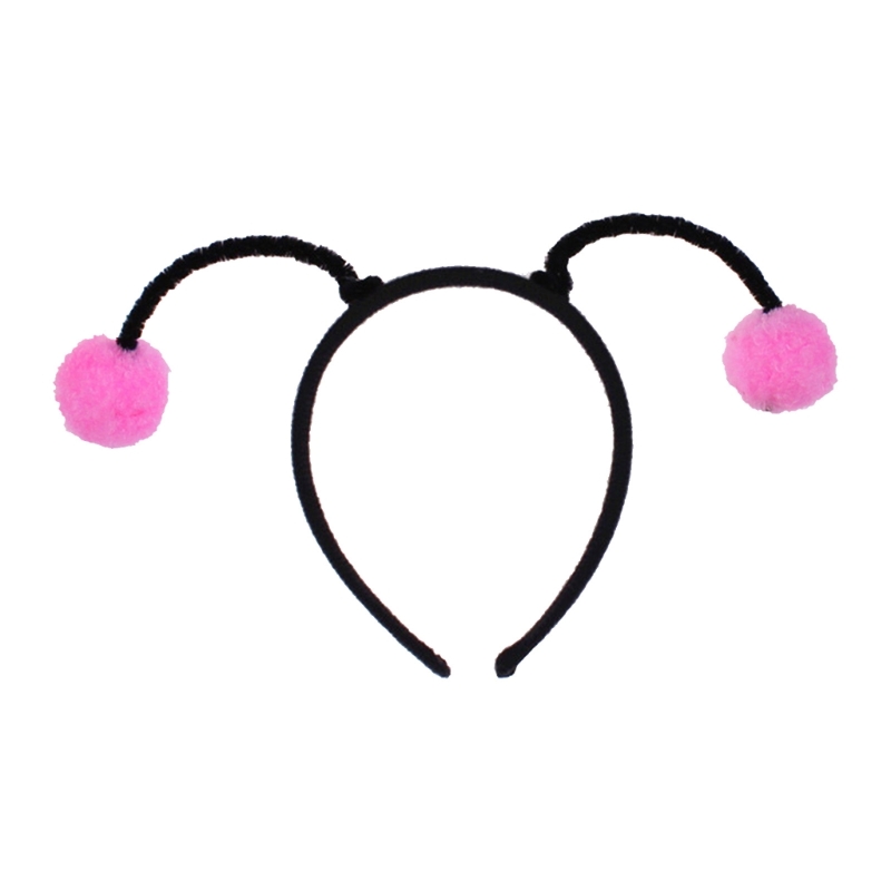 Biene Antenne Form Stirnband Frau Studenten Cosplay Cartoon Haarband Biene Antenne Stirnbänder Plüsch Kinder Tag Haar Hoop – Detail 10