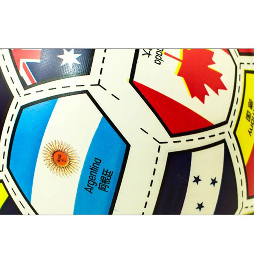 9 Inch Inflatable National Flags Printed Ball Kids Educational  