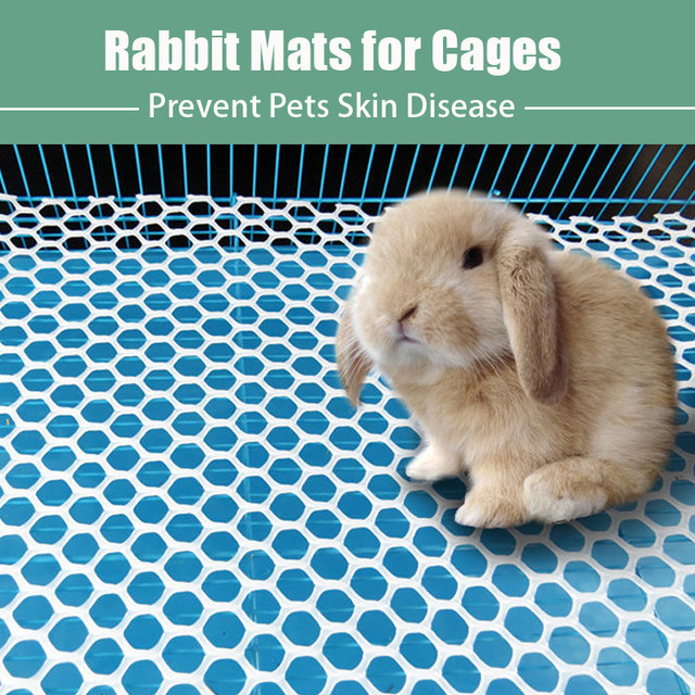 Rabbit Feet Pad Plastic Bunny Cage Floor Mat Foot Resting Hole