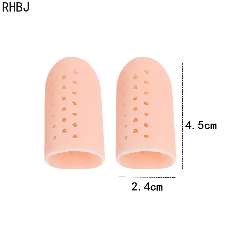2 Stück Silikon-Finger- und Zehenschutz, Hühneraugen-Zehenschutz, Daumen-Überlappungs-Schutz, Schmerzlindernde Hülle, Zehenspreizer, Fußpflege-Tools – Detail 8