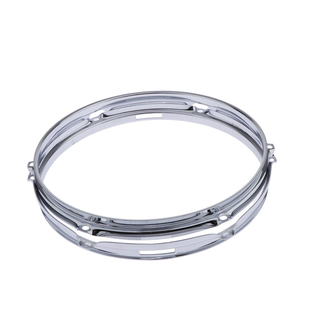 CHROME Snare Drum Hoops PAIR 12