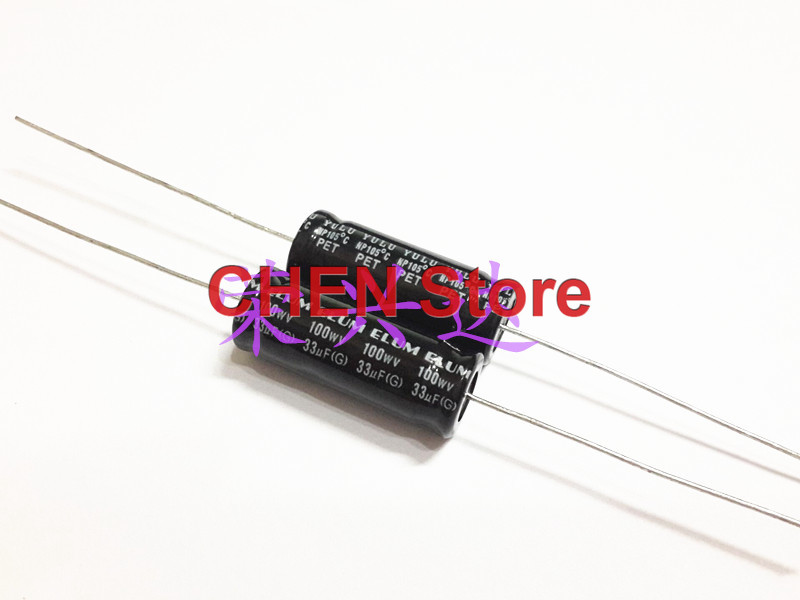 100v47uf amplificador de áudio capacitor eletrolítico axial 47uf100v