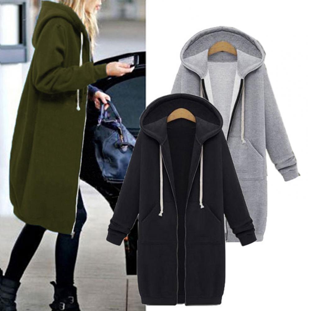 Title 6, Autumn Hoodies Coat Long Winter Hoodies Women T...