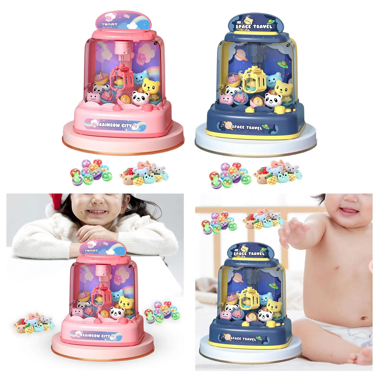 Claw Machine with Music Electronic Small Toys for Boys Children Gift Toy