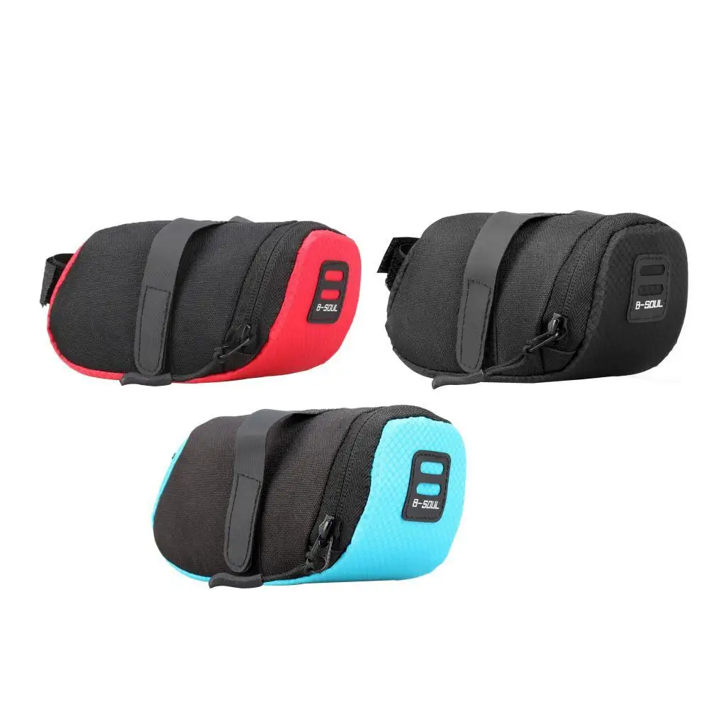 Polyester Bicycle Strap- Saddle Bag MTB Road Bike under  Bag Cycling Wedge Packs Outdoor Phone Keys  Pouch Storage