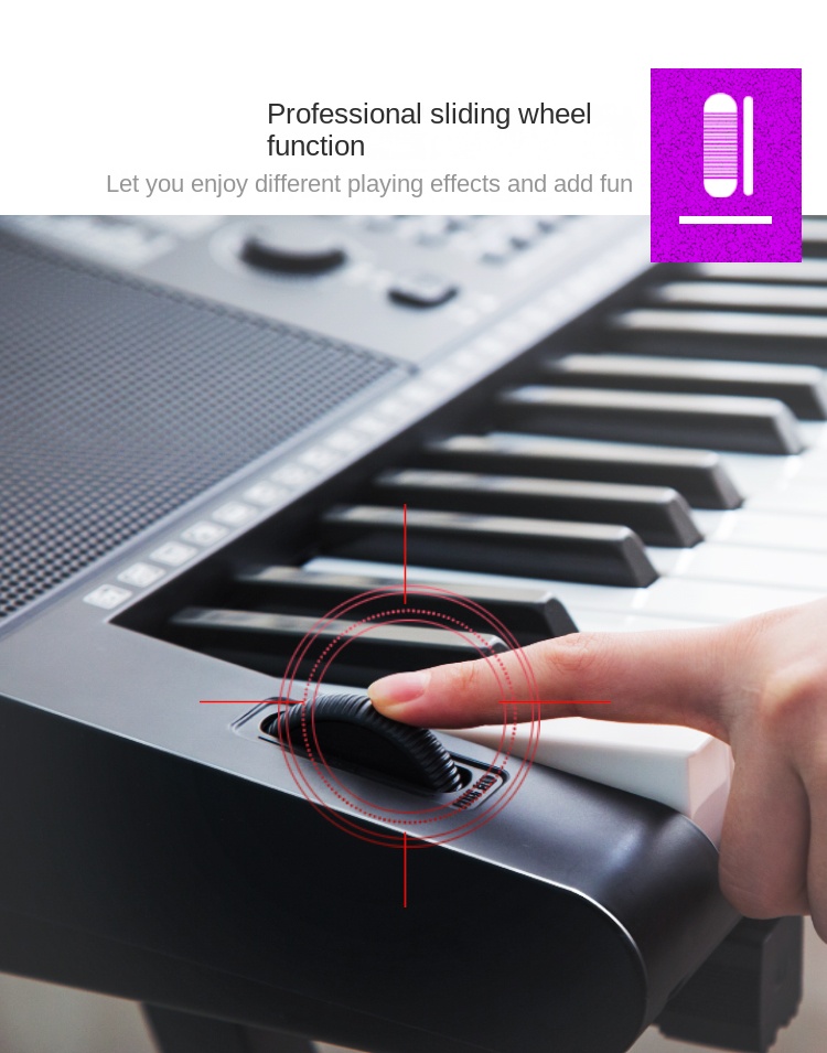 Title 17, Flexible Musiktastatur Midi-Controller 61 Taste...