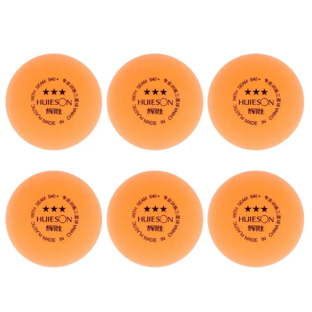 Table tennis balls 6pack 3 star table tennis balls for all levels,
