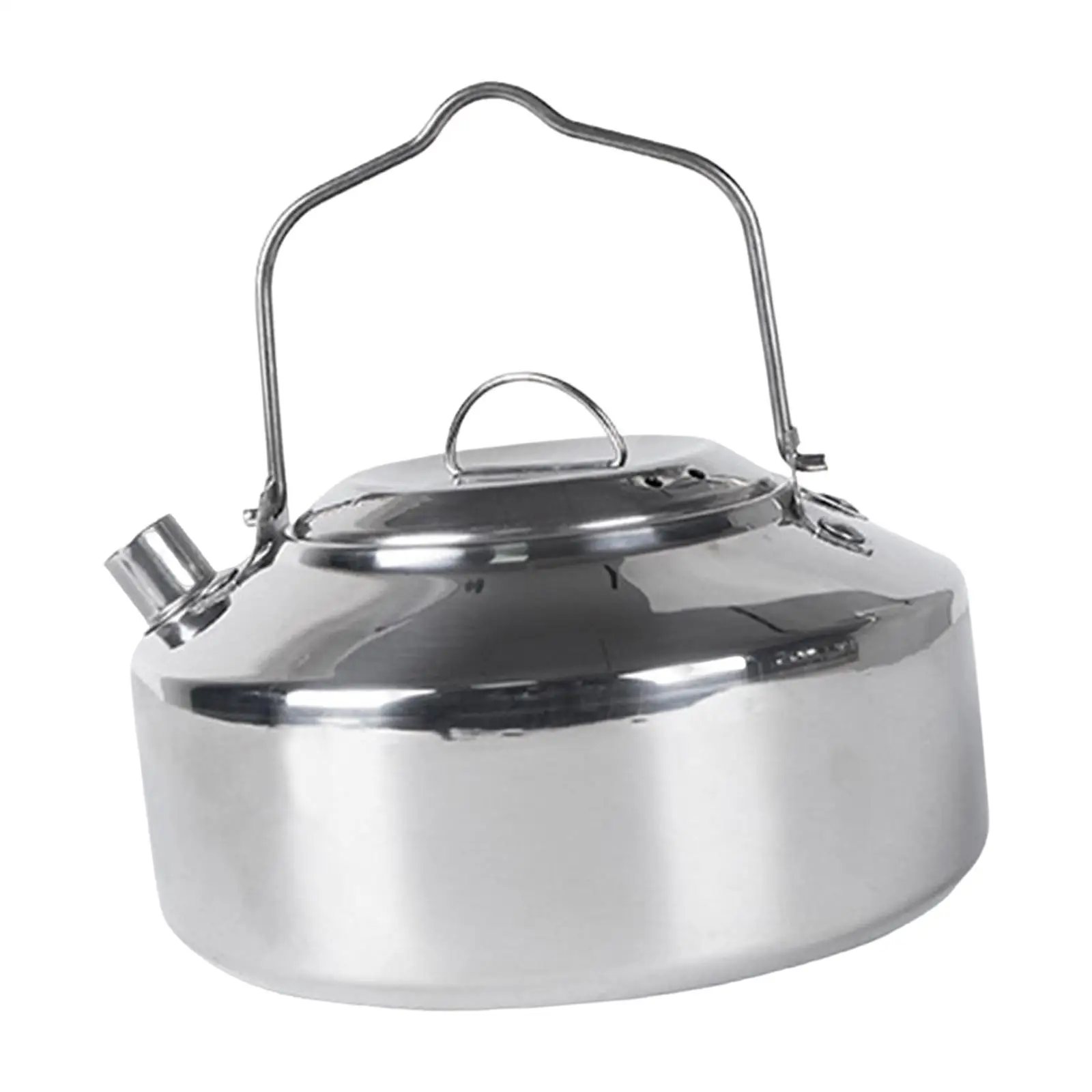 Water Boiler Teapot Coffee Pot Anti Scald Handle 1L Camping Water Kettle