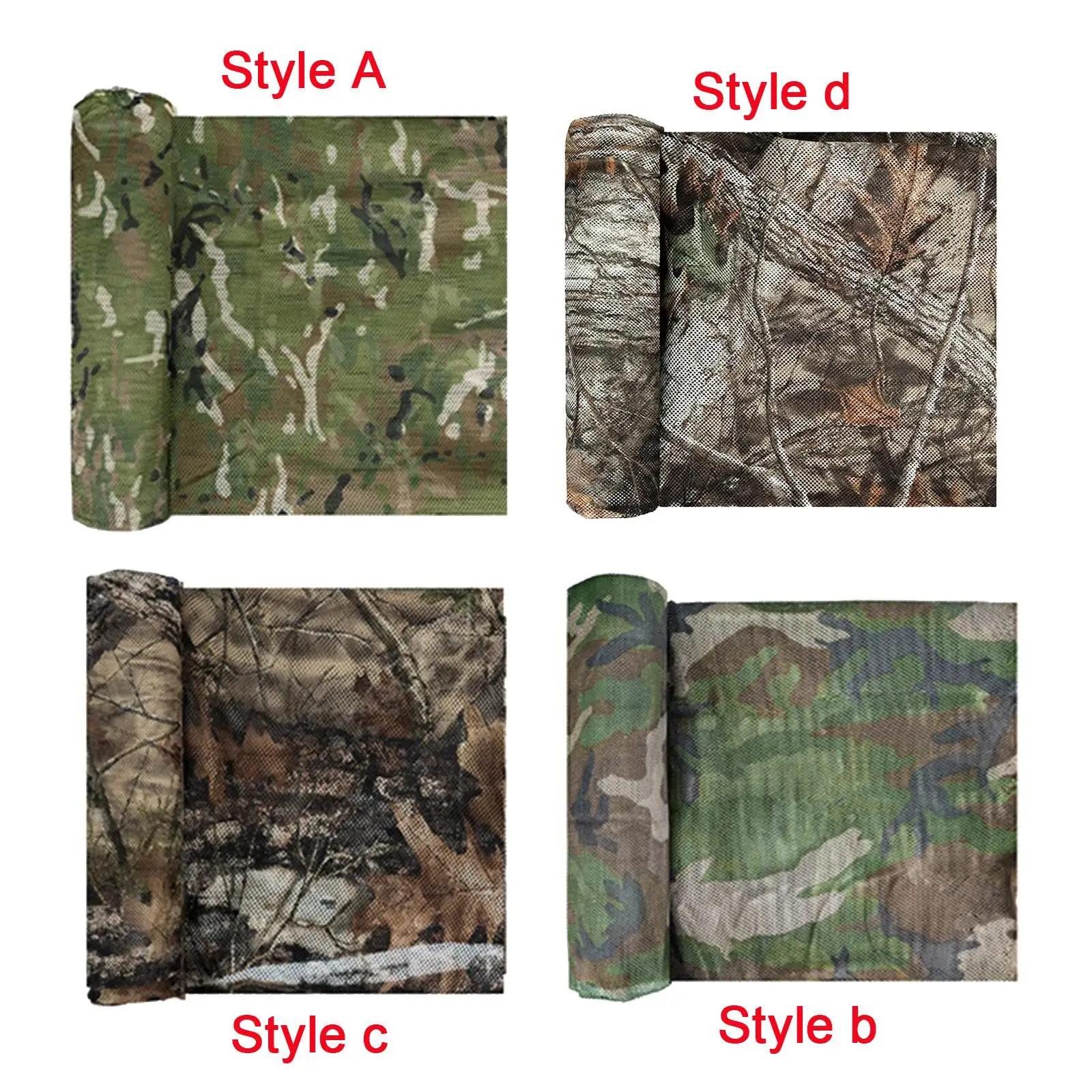 Camo Net Cover 300D Fabric 1.5MX4M Large Camo Mesh for Outdoor Party Decoration Front Yard Hunting Accessory