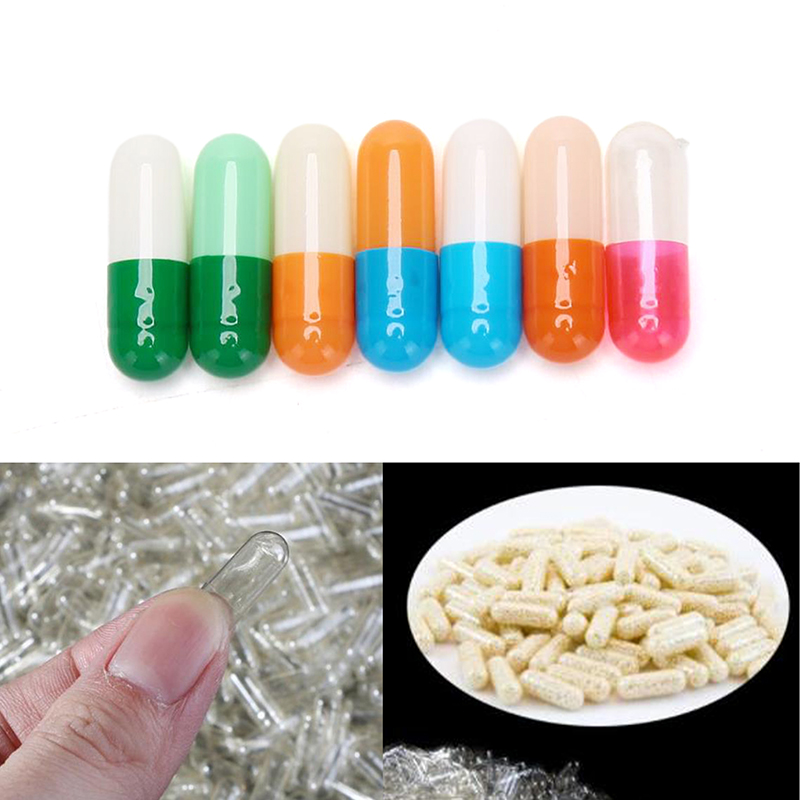 Best of 1000Pcs Empty Hard Vacant Gelatin Capsule Size 2 # Gel For Medicine Pills Refill Reviews & Tips - Image 6