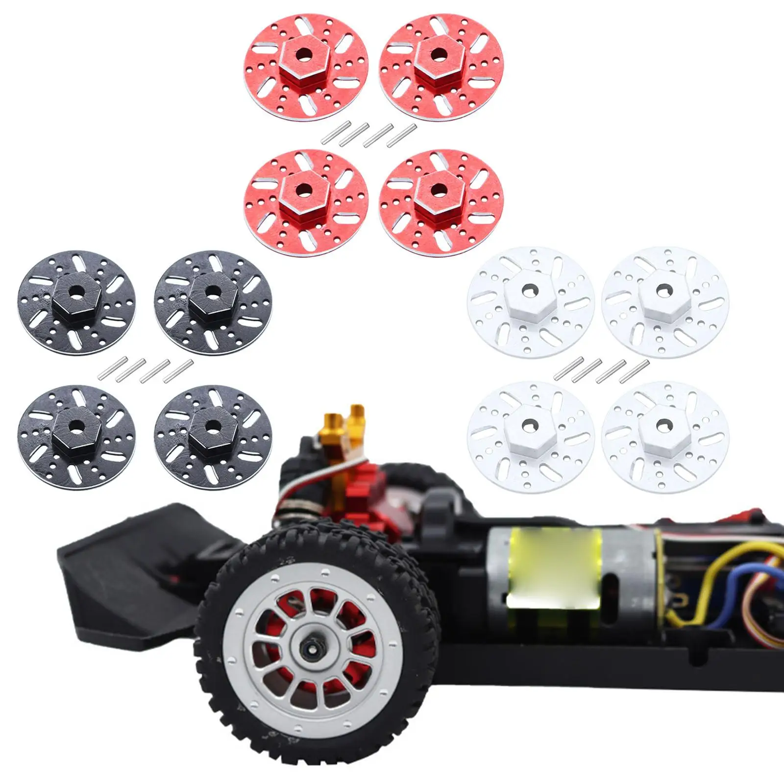 Aluminum Alloy RC Brake Disc for UD1602 1:16 Hobby Car Model Buggy Crawler DIY Accs