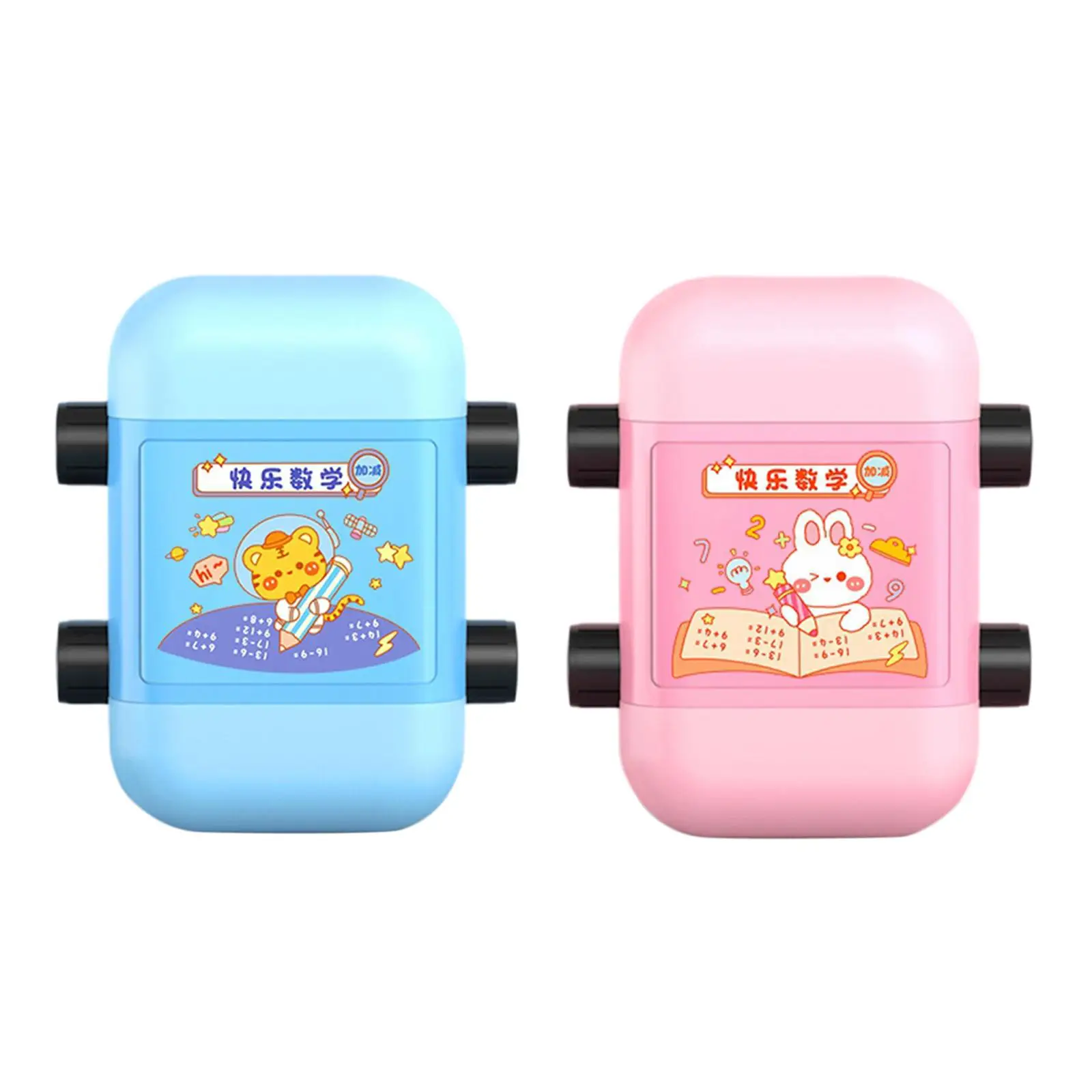 Roller Digital Teaching Stamp Rotational Design Teaching Roller Stamp Reusable Math Stamp Homework for Children Students Child