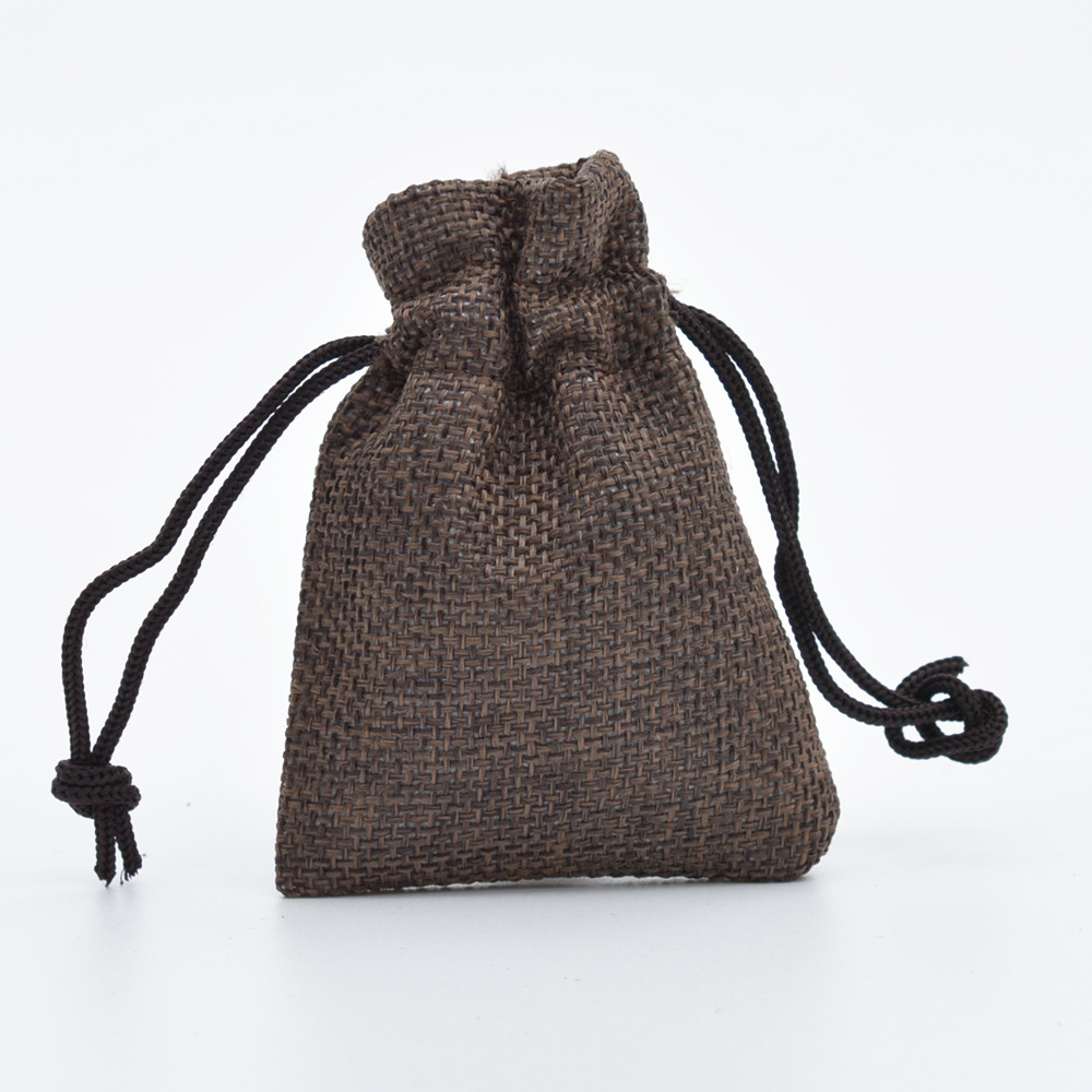 5 Stück Multisize Jute Sackleinen Leinen Kordelzug Tasche Weihnachten Halloween Geschenktüten Hochzeit Geburtstag Party Süßigkeiten Schokolade Verpackungsbeutel – Detail 18