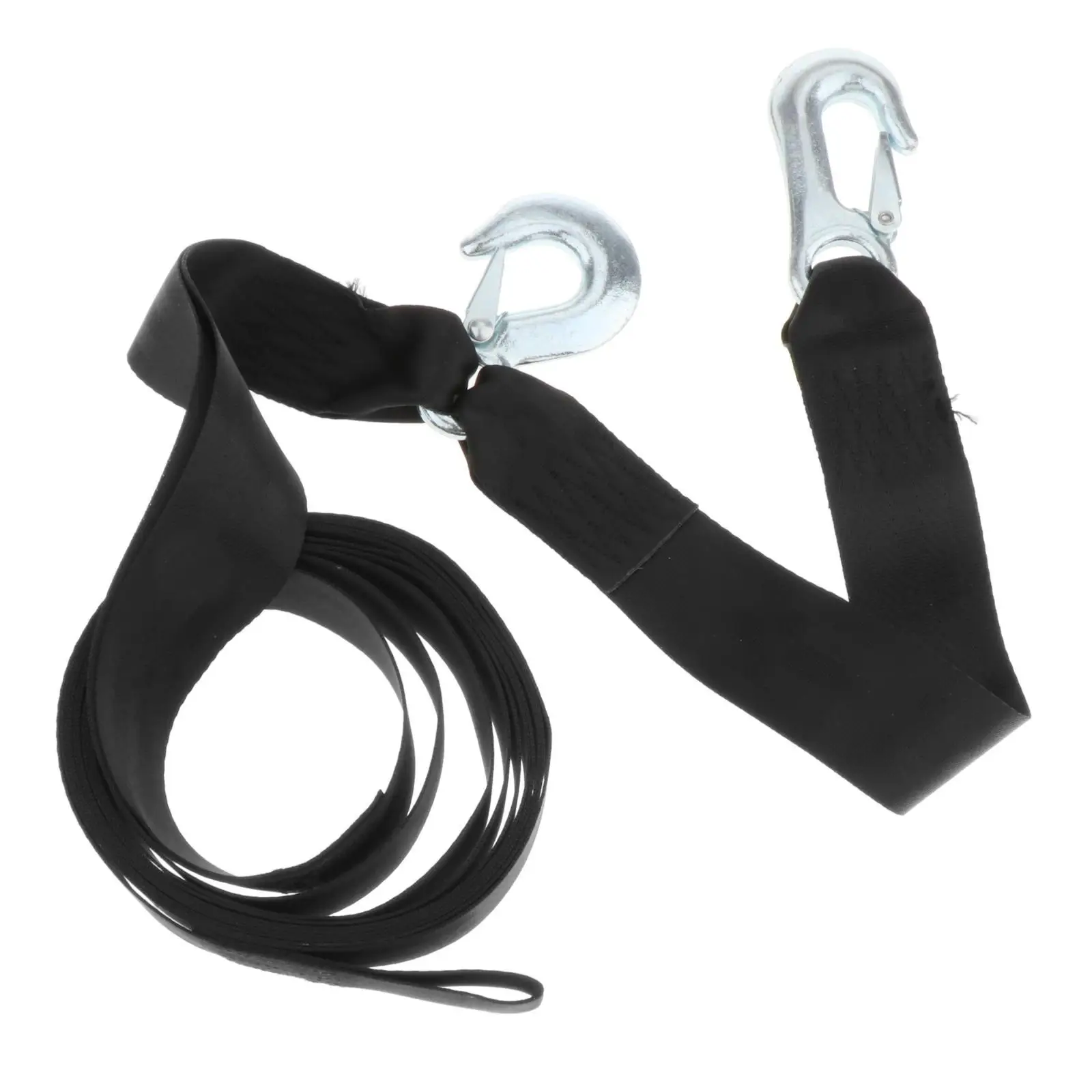 6m Boat Winch Strap Two Hooks Attachment  Runner Towing Equipment