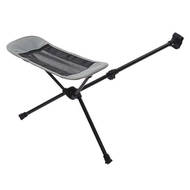 New Practical Chair Footrest Footrest Attachment Chair Leg Rest Stool  Furniture Outdoor Oxford Cloth Aluminum Alloy