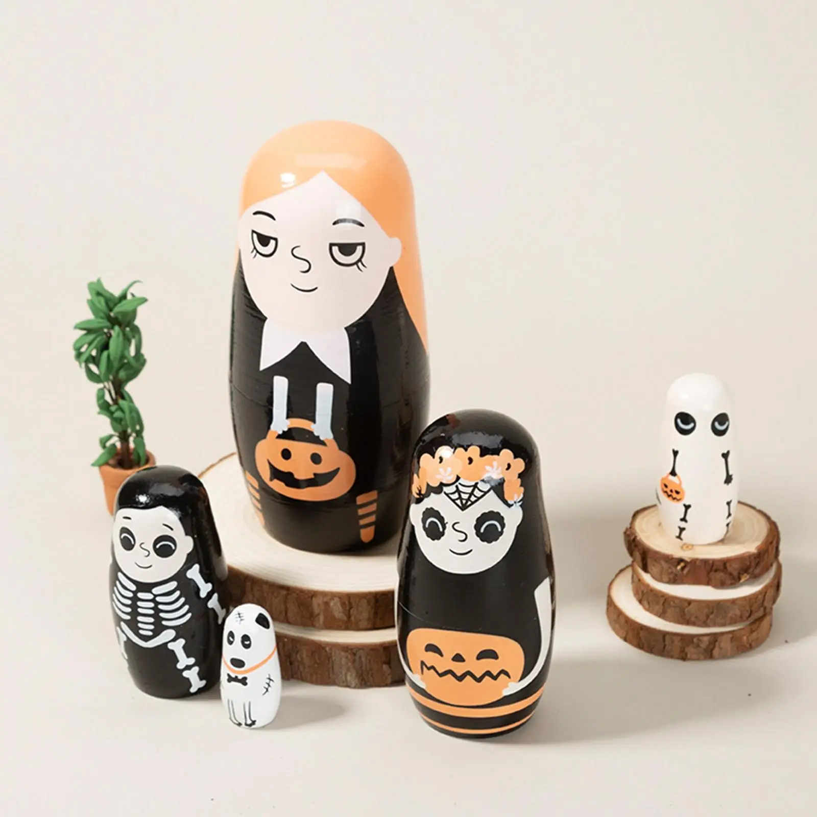 Stack Dolls Collectibles  Ornaments for Tabletop Bar Families