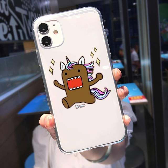 Cute Domo kun Phone Case For iPhone 11 12 Mini 13 14 Pro XS 