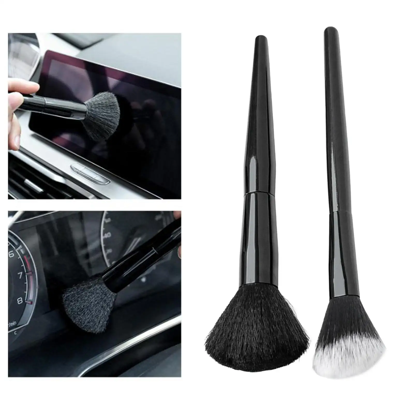 2 Pieces Car Detailing Brushes, Wash Cleaning Supplies Detail Cleaning