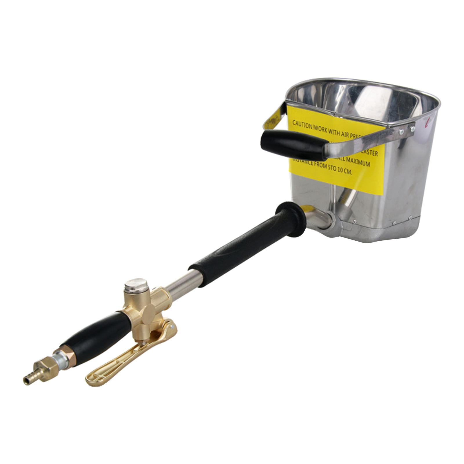 Mortar Sprayer Stucco Shovel Hopper Wall Plaster Sprayer 4 Jet Cement Mortar Spray Gun for Wall Painting Water Mud Cement Stucco