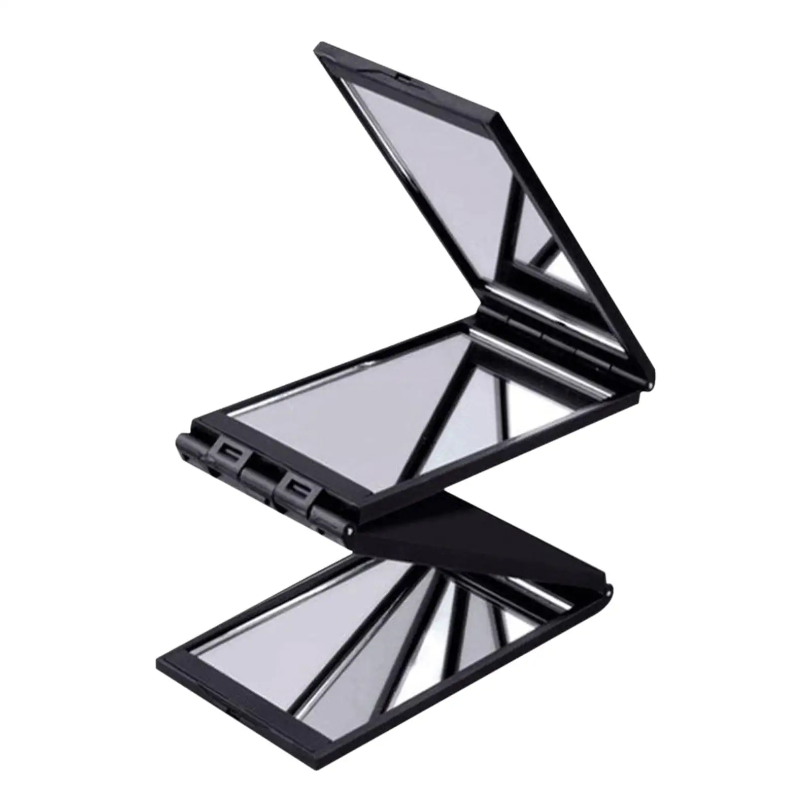 4 Sided Foldable Makeup Mirror Clear Travel for Skincare Bathroom Makeup