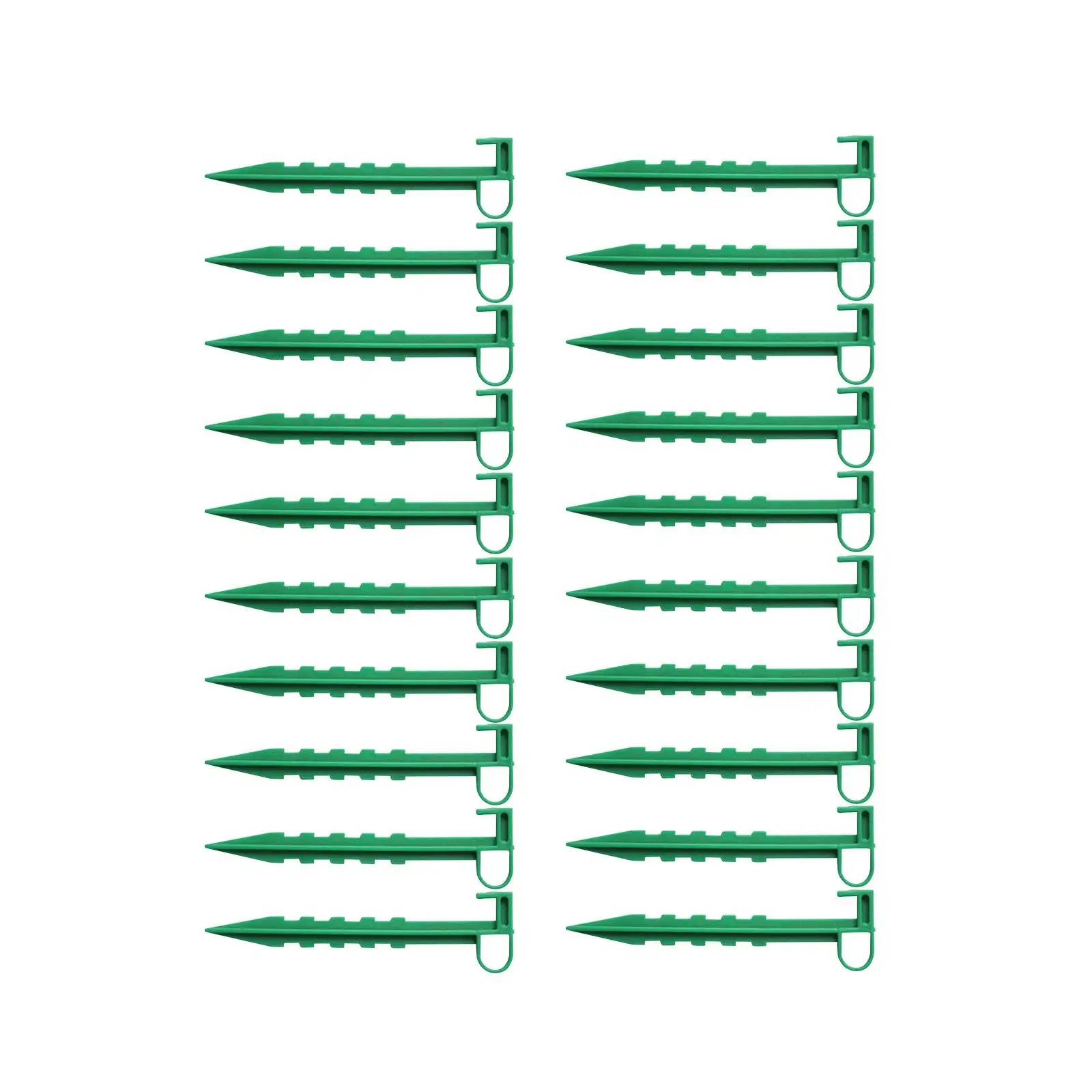20x Garden Stakes Durable Landscape Nails Anchor Ground Auger Fixation Anchor Pegs for Greenhouse Landscape Fabric Lawn Edging