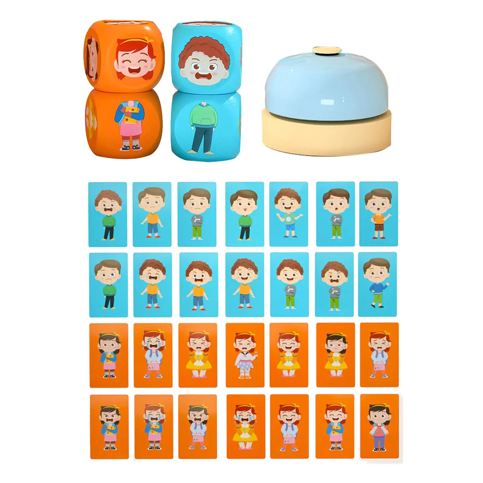 Face Changing Cube Wooden Face Changing Cubes for Preschool Kids and Adults