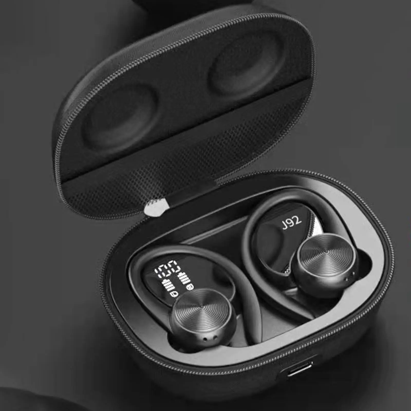 Bluetooth 5.0 Wireless Earbuds with Ear Hooks Clear Call for Sports Gym