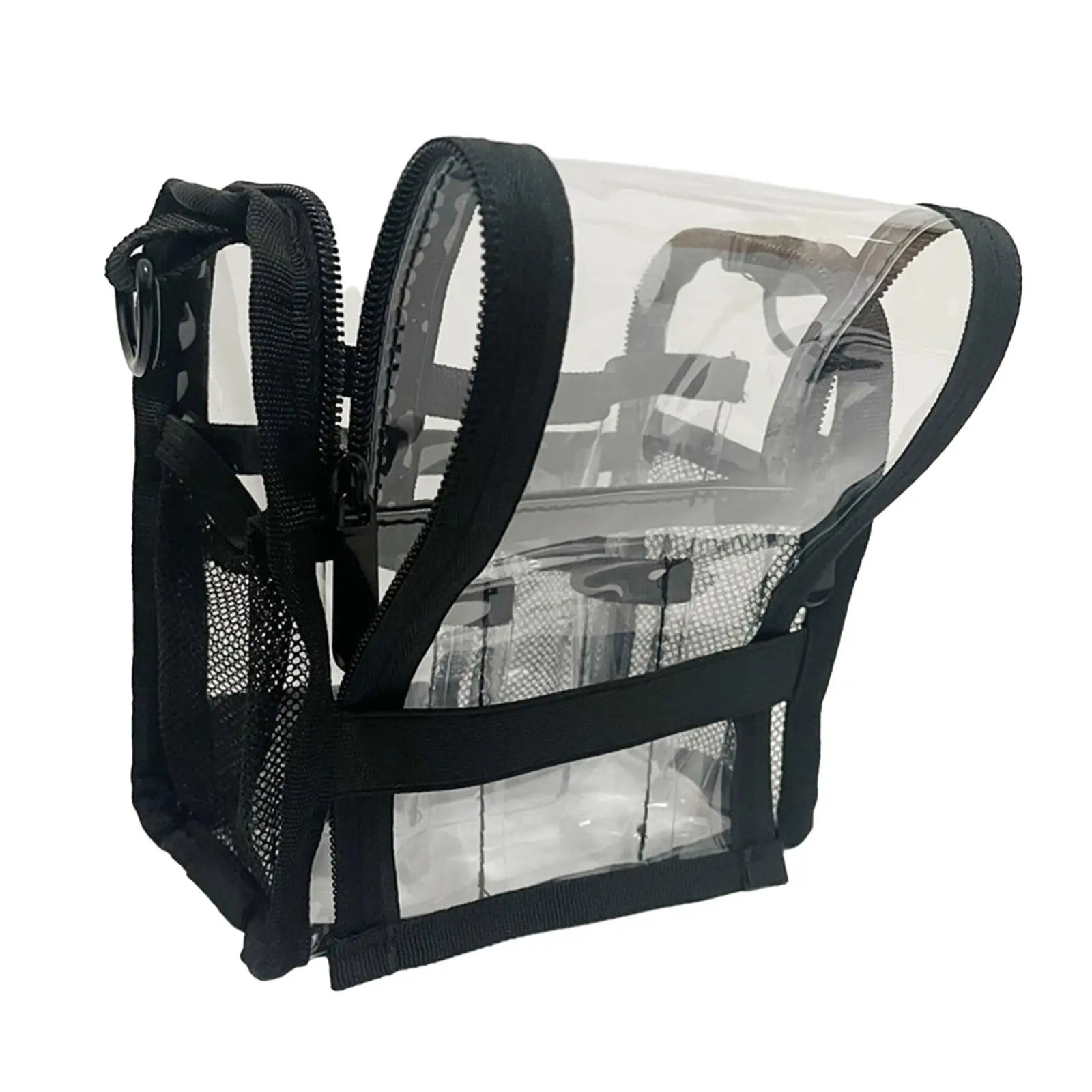 Clear Toiletry Bag Large Clear Makeup Bag Professional Travel Cosmetic Bag, Makeup Artists Bag for Bathroom Office Home