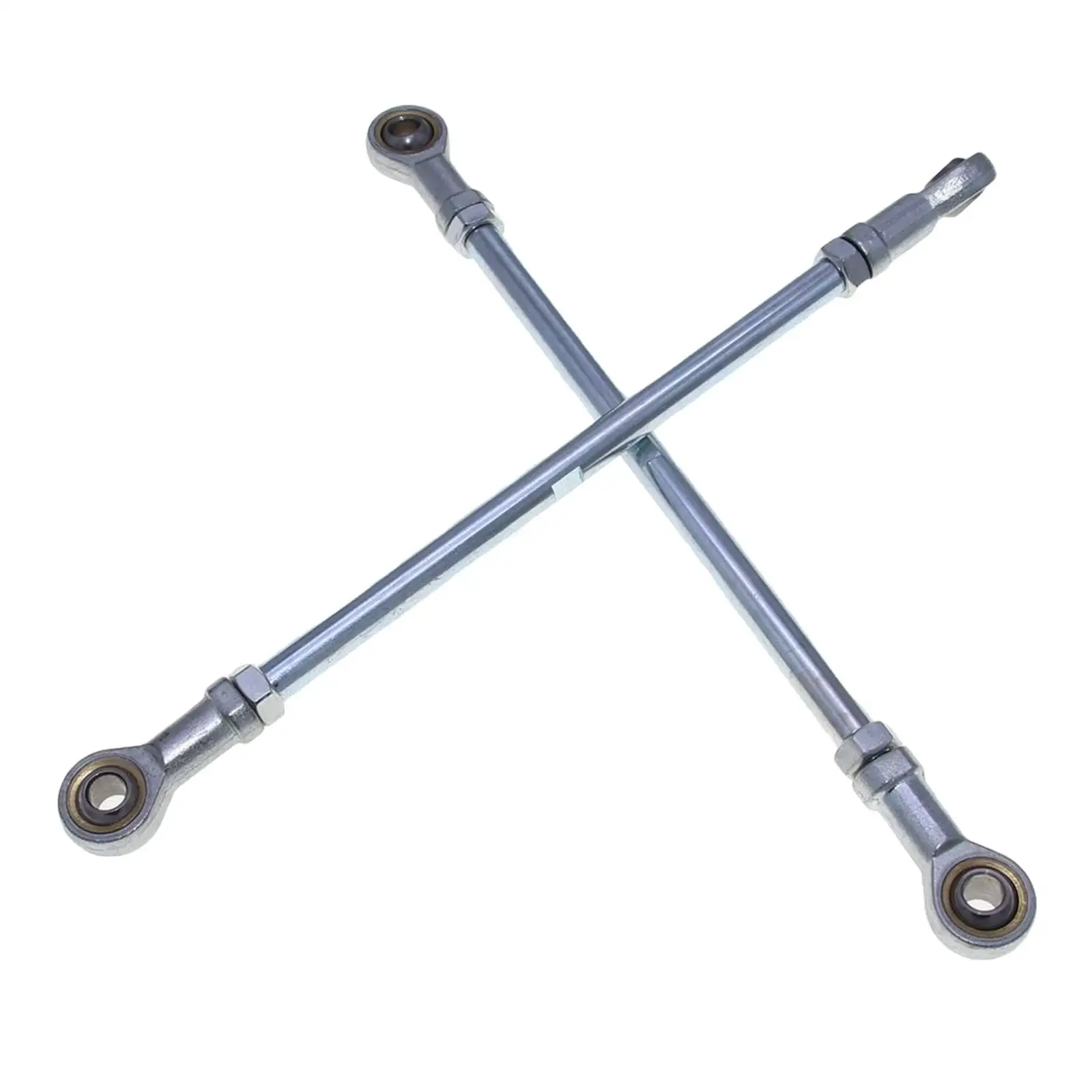 2x M10 Metal Tie Rod Ball Joiner Aluminum Alloy Fit for 168 Kart ATV