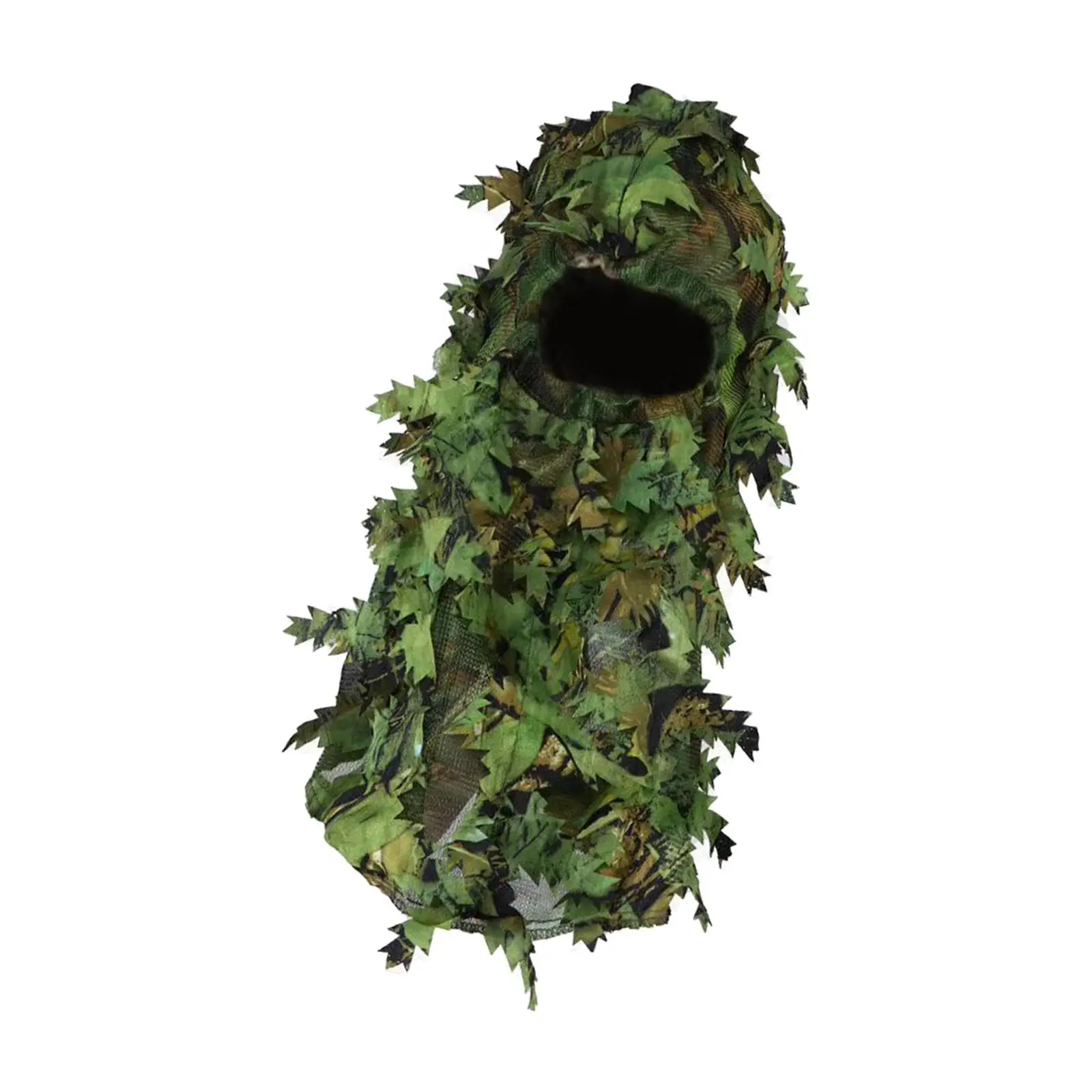 Camouflage Leafy Hat Full Face Unisex Adult Ghillie Headwear for Woodland