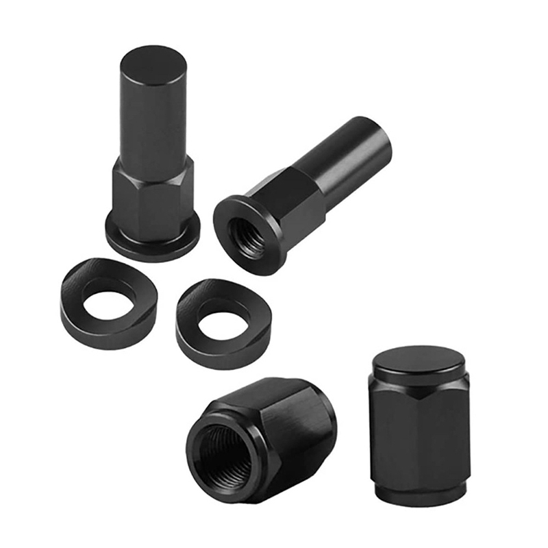 3pc Motocross Felgen Konter mutter Kit Reifen klemme Schraube Felgen Konter mutter Distanz stück Kit Dirt Bike Felgen Konter muttern Schrauben Distanz stück Motocross Ventil kappe – Detail 6
