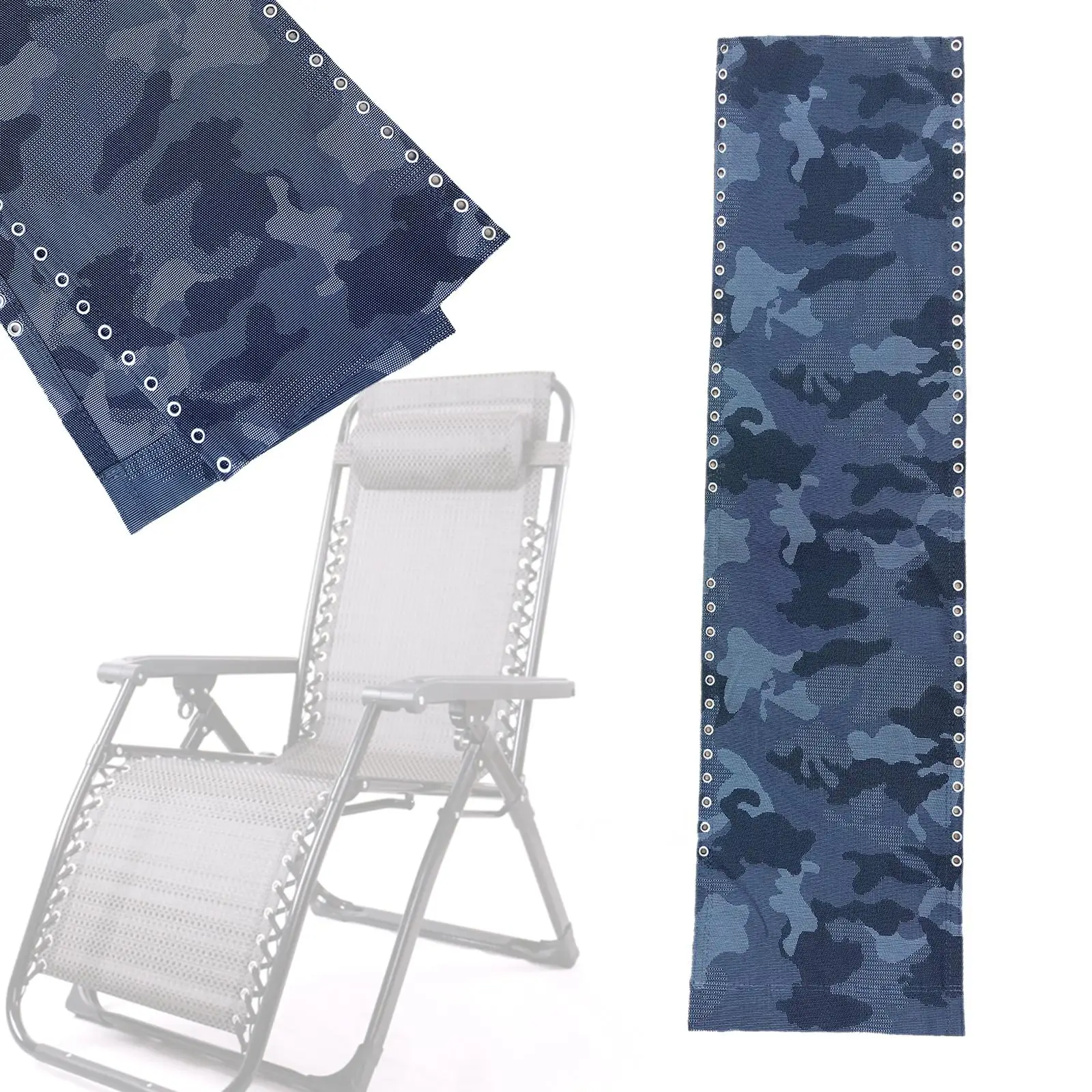Durable Recliner Chair Cloth Lounger Replacement Cloth Recliner Lounge Chair Cloth for Camping Lounge Chair Deck Chairs
