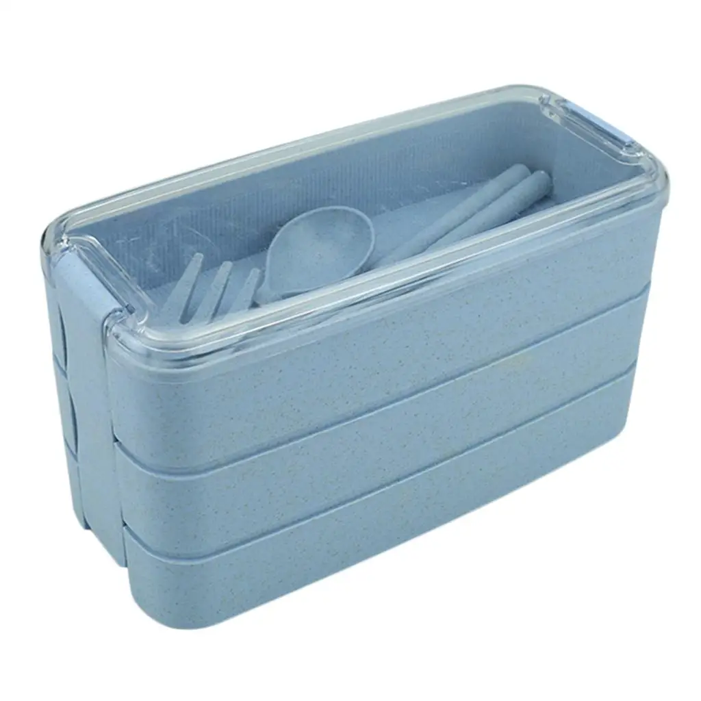 Three Layers Lunch Storage Box Rice Sushi Catering Bento Box Container