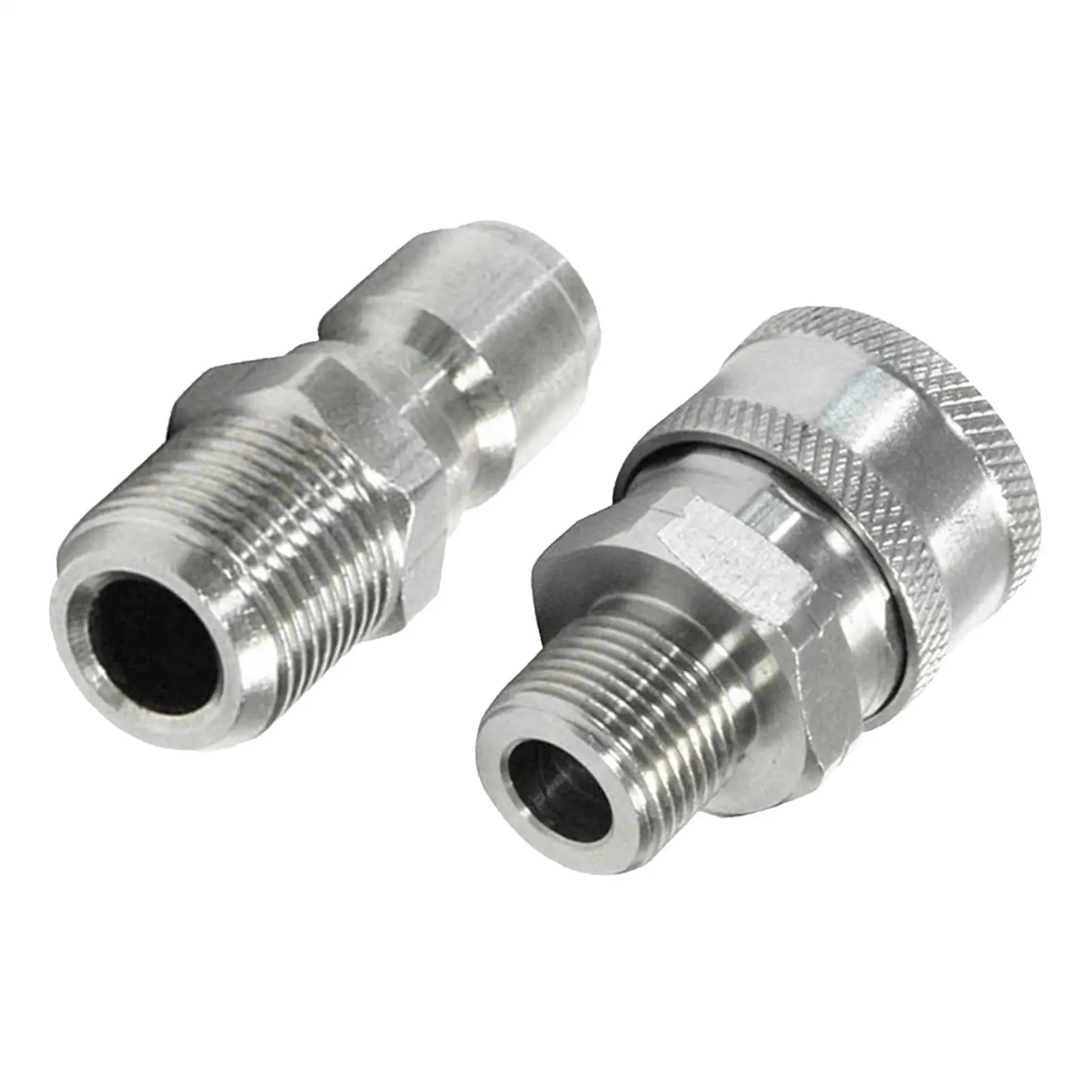 Pressure Washer Adapter 3/8’’ Male Female Thread Fitting for Hot and Cold Water Telescopic Rod Hose Daily Tool Water Pump Nozzle