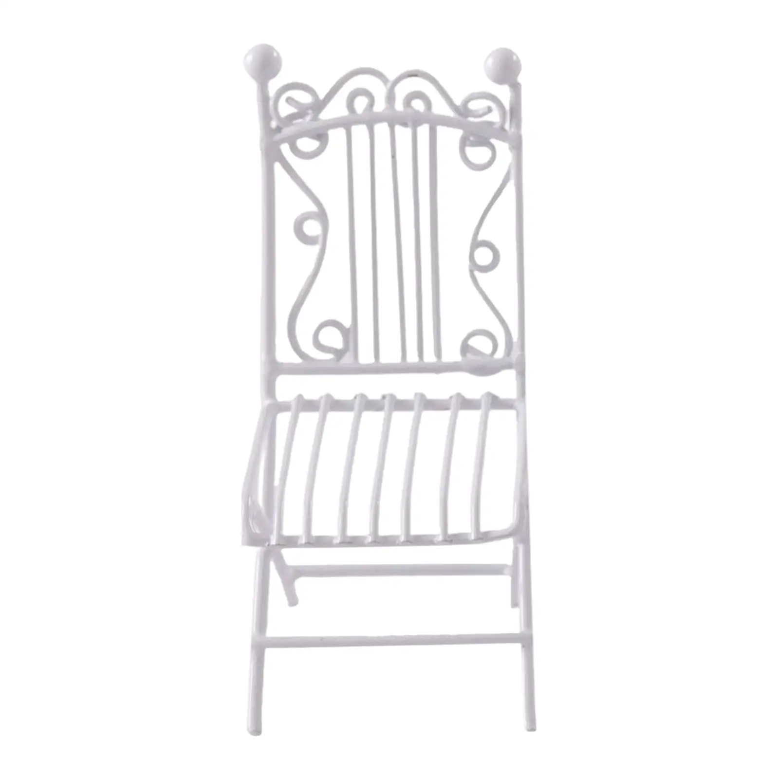 1:12 Dollhouse Table Chair Rustic Elegant DIY Scene Crafts
