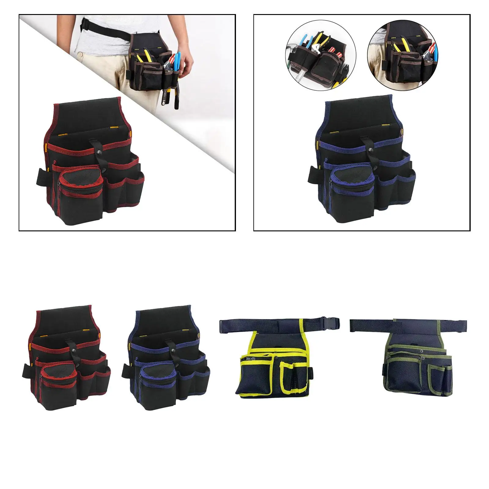 Waist Belt Pouch Bag Waterproof Durable Carpenter Tool Belt Construction