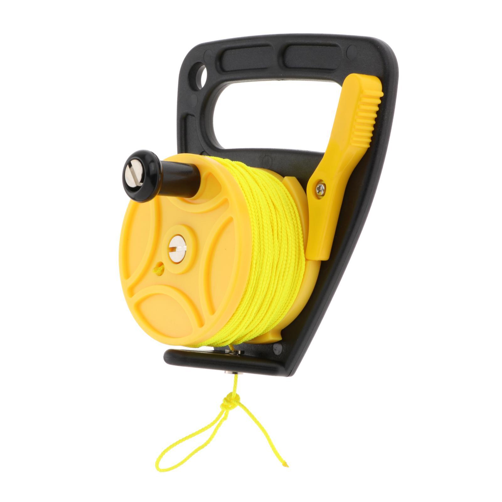 46m/83m Versatile Scuba Diving Line Spool Handle Scuba Diving Reel Equipment  for Cave Wreck Snorkeling Kayaking