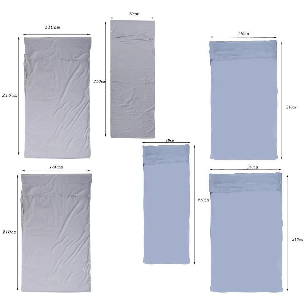 Soft  Sleeping Bag Liner Inner Camping Sheet for Traveling Hostels Camping