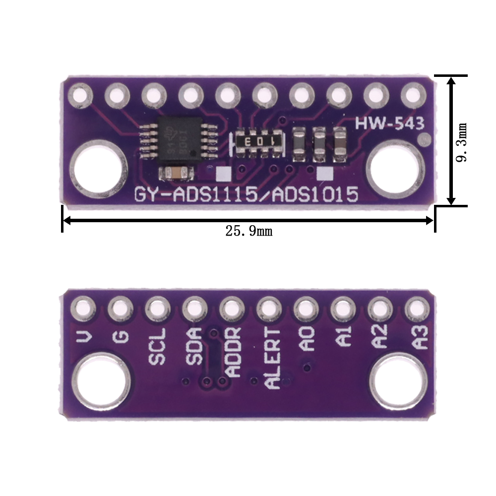 4-канальный модуль I2C ADS1115 16 бит ADC с программируемым усилителем 2,0  в до 5,5 В | AliExpress