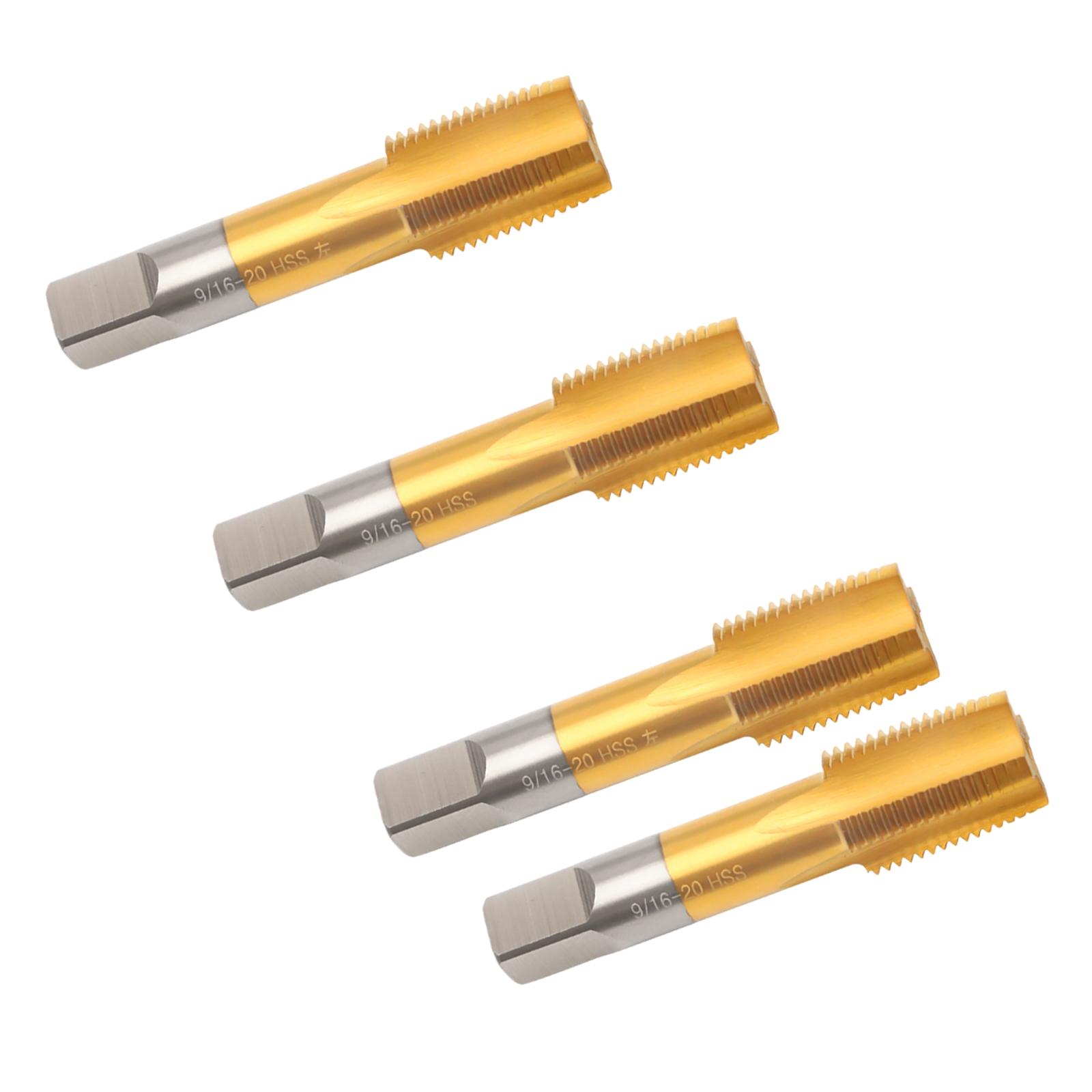 Thread Milling Threading Tap Left Hand Machine High Speed Steel Straight Flutes for Bicycle Repair