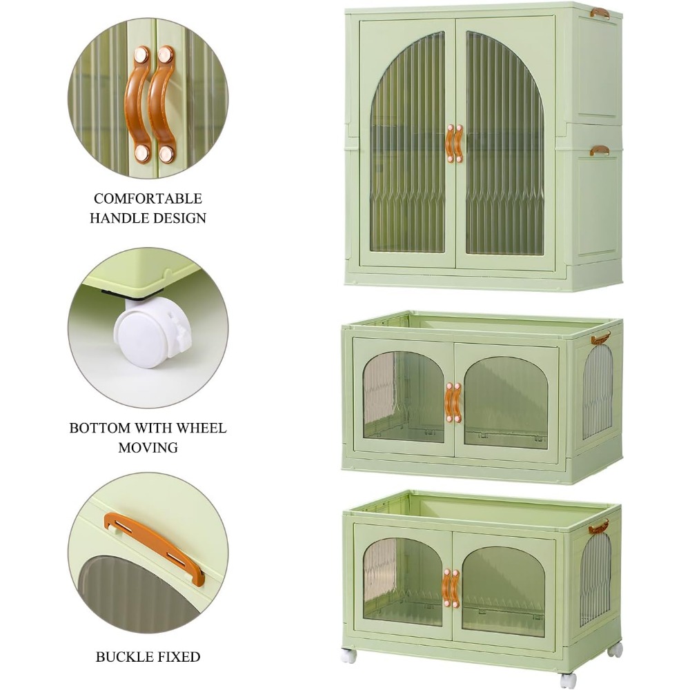 Title 14, Cabinet/ Closet Green Clothing Cupboard Cabinet...