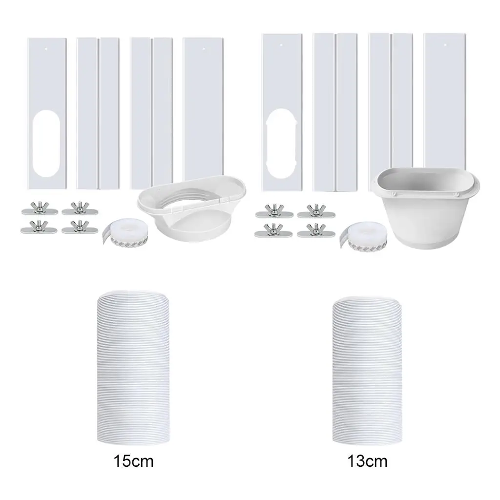 Air Conditioner Window Kit with Coupler Adjustable Window Seal for AC Unit