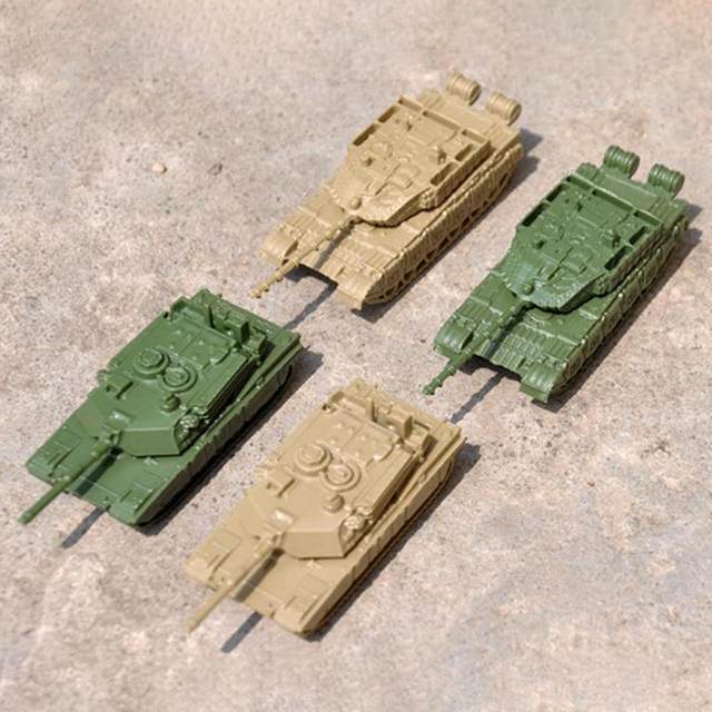 1/144 Tank Model Building Kits Easily Assemble 4D Modern Tank Model DIY Puzzle for Gifts Keepsake Boys Kids Display
